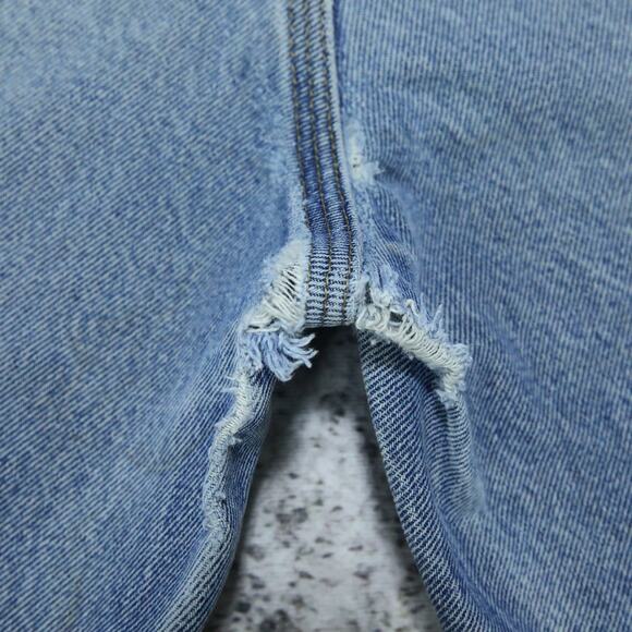 Vintage Carhartt B07 DNM Faded Blue Jeans Denim Double Knee Pants 32x30 - Picture 12 of 12